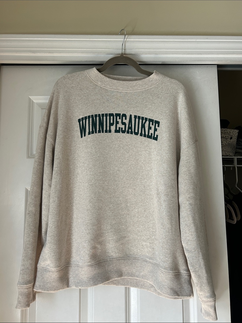 Winnipesaukee Cream Crewneck Sweatshirt